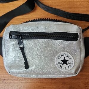 Converse Silver Sparkle Belt Bag